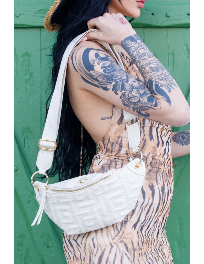 Άσπρη belt bag Arete